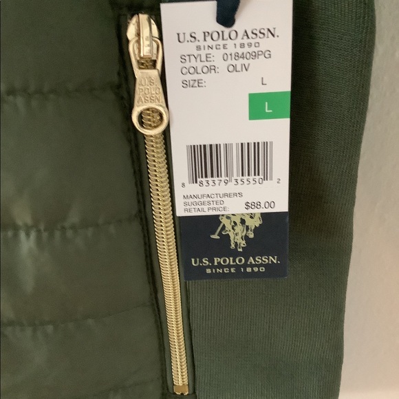 Green U.S Polo. Assn winter coat - Picture 5 of 7